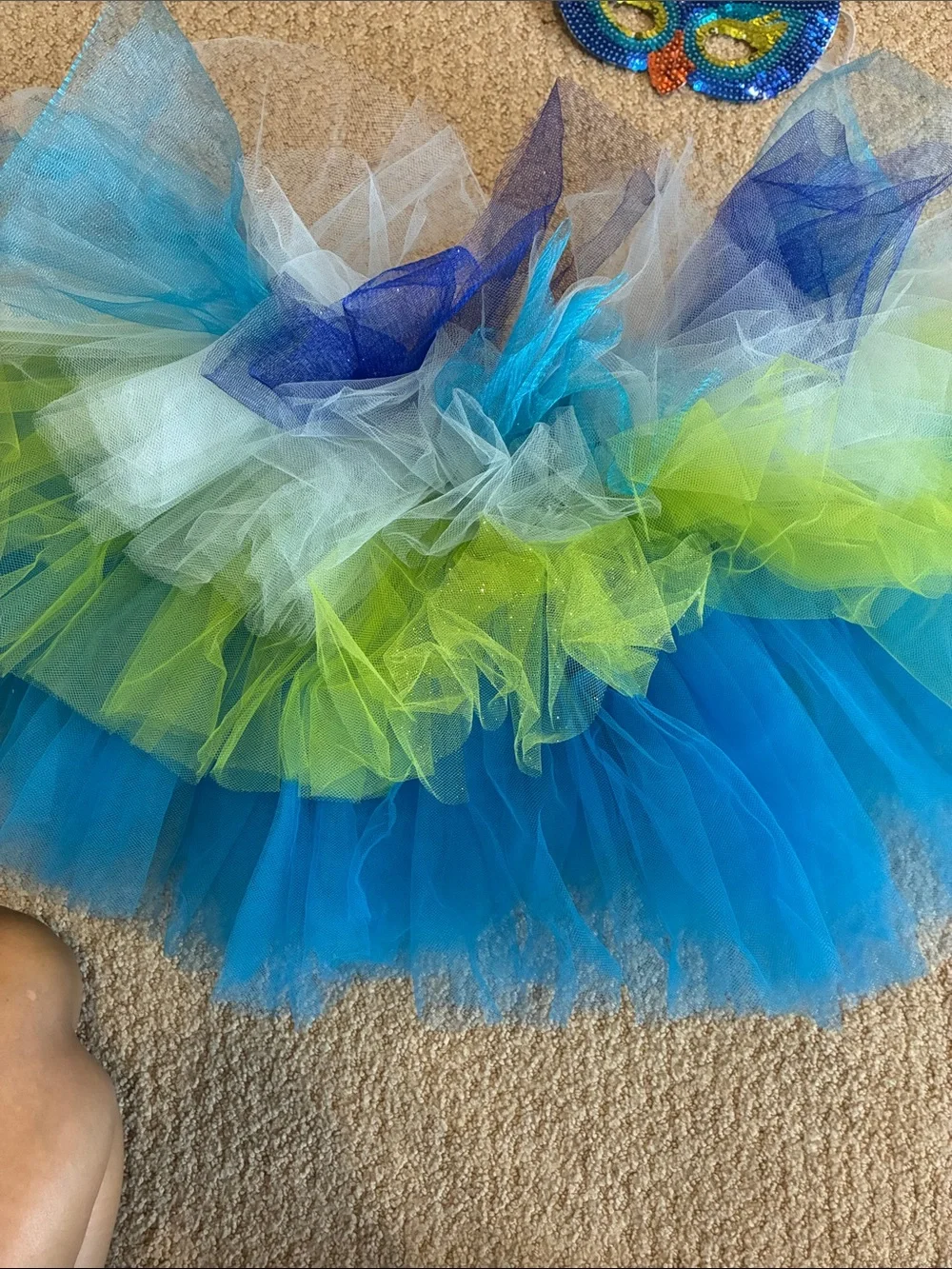 Peacock Tutu Costume Set / Bird Halloween Dress-Up